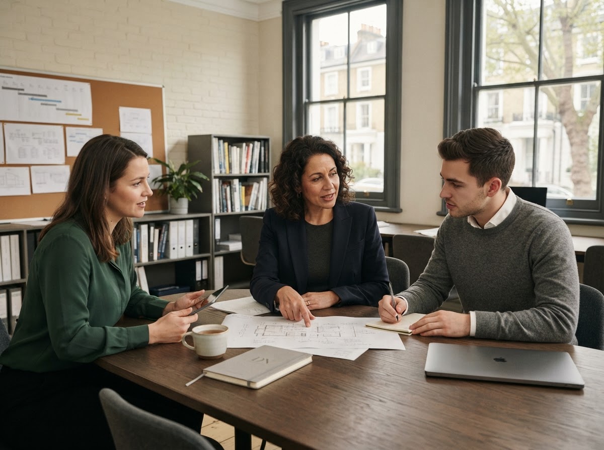 Dien Nganhung data security and client support practices represented in a calm office setting